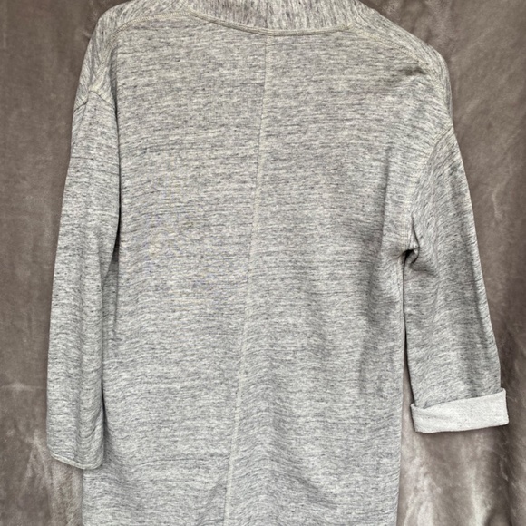 🎉ROOTS CANADA Open Front Cardigan, Size MED, Grey - Picture 3 of 7